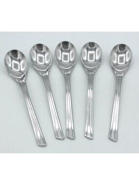 Wayzata Stainless by Reed & Barton 6.5 Inch Teaspoon Set of 5 Pattern RDSWAY
